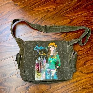 Girly themed shoulder/ laptop bag